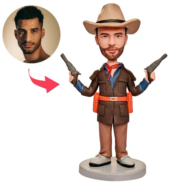 Cowboy Killer Custom Bobbleheads With Engraved Text