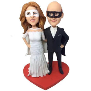 Wedding Custom Bobblehead With Engraved Text