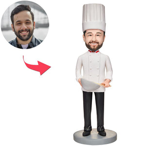 Five Star Chef Custom Bobbleheads With Engraved Text