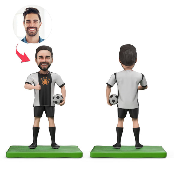 Germany Team 2022 World Cup Soccer Player Custom Bobblehead With Engraved Text