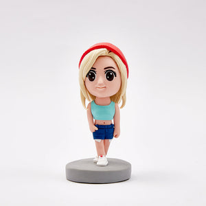 Custom Q Version Bobblehead Personalized Cute Figure Statue - 