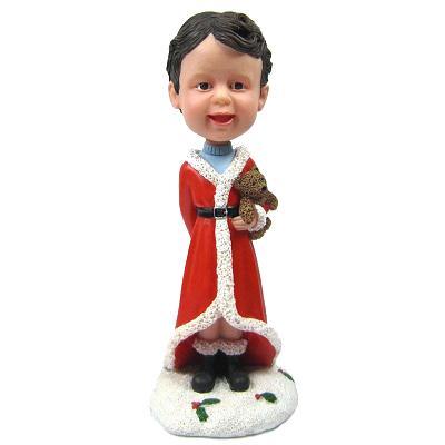 Christmas gifts Boy Custom Bobblehead With Engraved Text