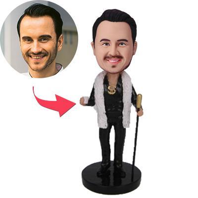 Millionaire Custom Bobblehead With Engraved Text