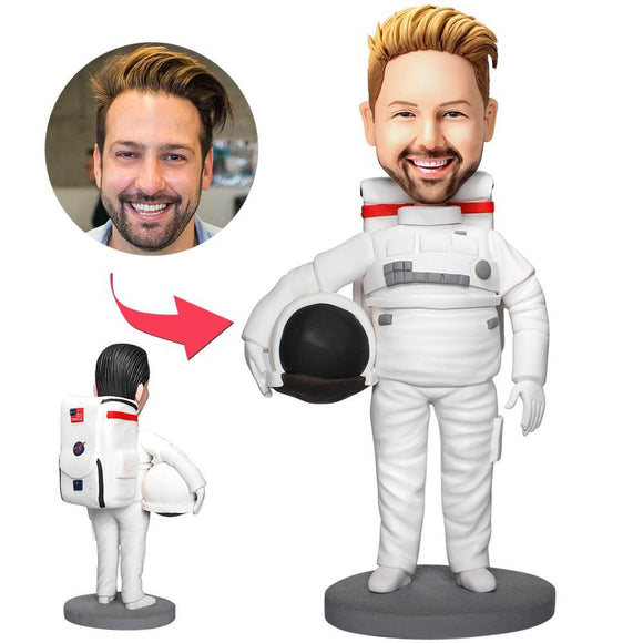 Astronaut Custom Bobblehead With Engraved Text
