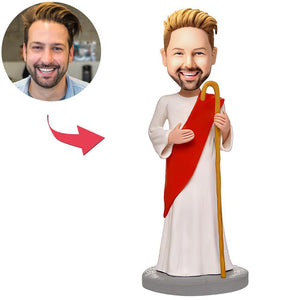 Custom Jesus Bless You Bobbleheads With Engraved Text