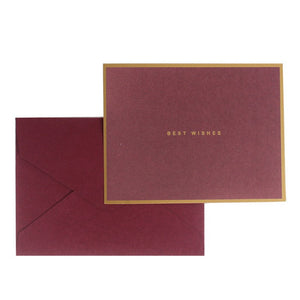 Best Wishes Red Greeting Cards Gift Cards
