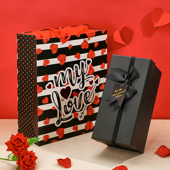 Valentine's Day gift gift bag+ Black Box - 